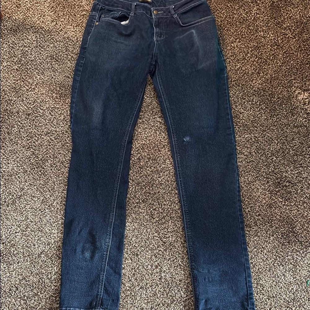 Dark Blue Denim Jeans